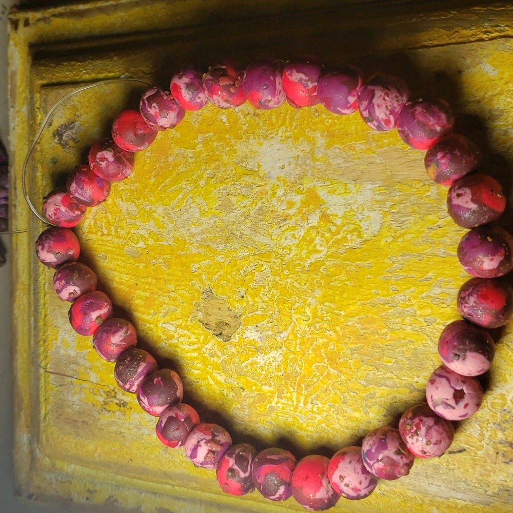 32 Handmade Clay beads